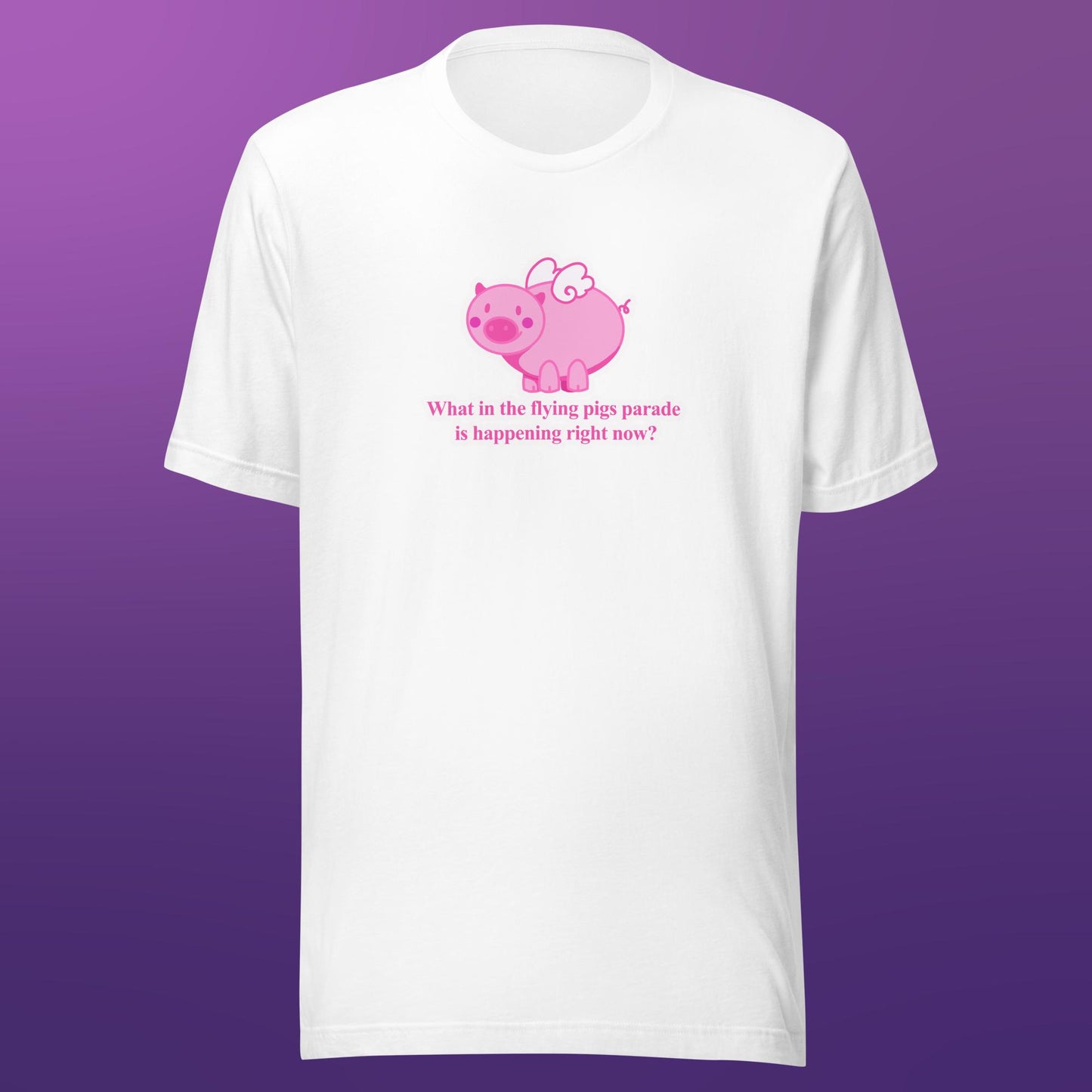 Flying Pig Parade Unisex t-shirt